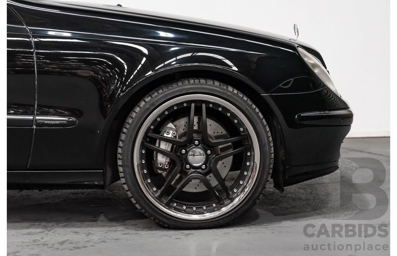 1/2006 Mercedes Benz E500 Avantgarde W211 MY06 UPGRADE 4d Sedan Black V8 5.0L