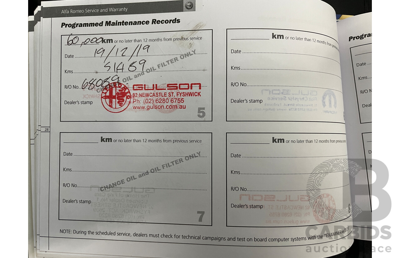 1/2014 Alfa Romeo Mito  3d Hatchback Red .9L