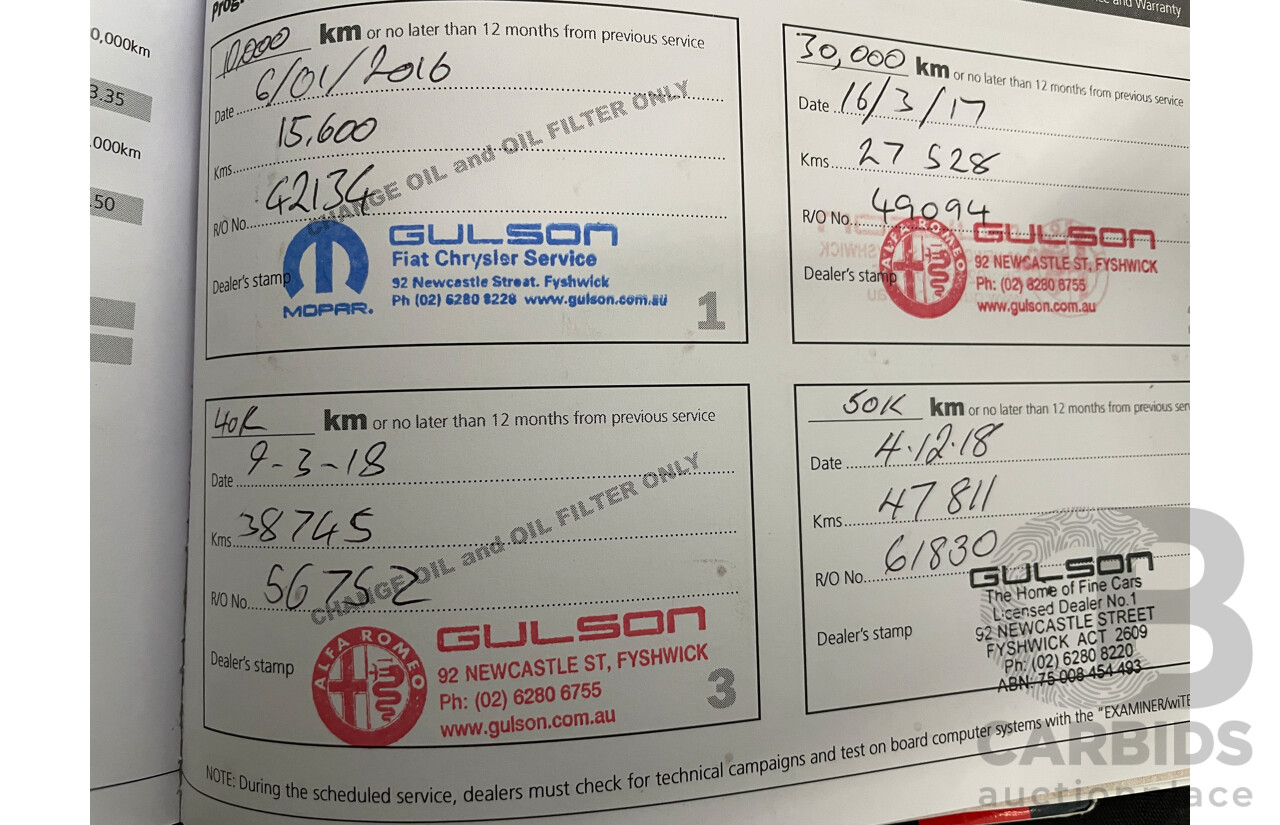 1/2014 Alfa Romeo Mito  3d Hatchback Red .9L