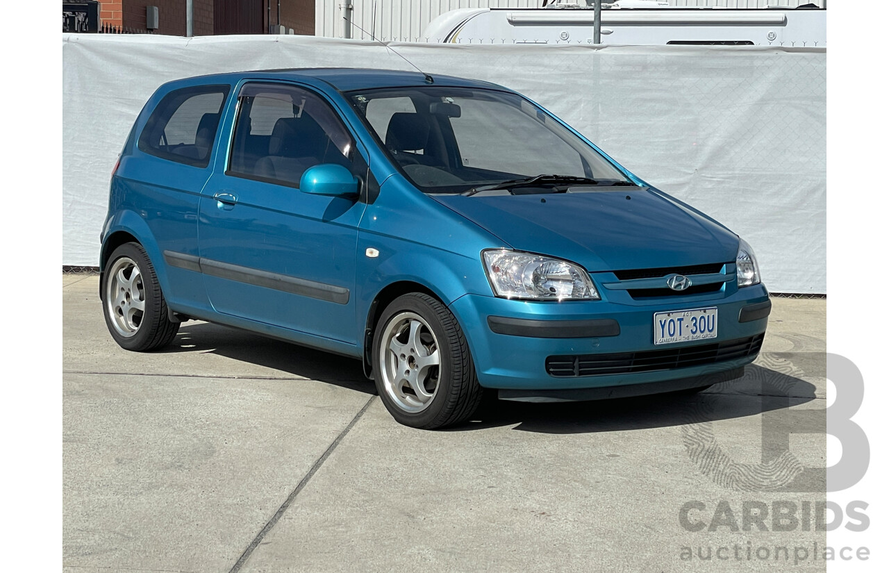 3/2004 Hyundai Getz GL TB 3d Hatchback Blue 1.5L