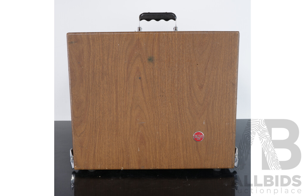 Vintage RCA Hollywood 16mm Projector in Brown Carry Case