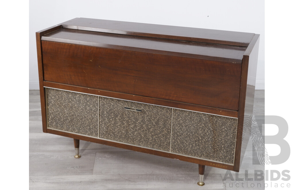 Retro Phillips Model 228 03 Turntable Radiogram Unit