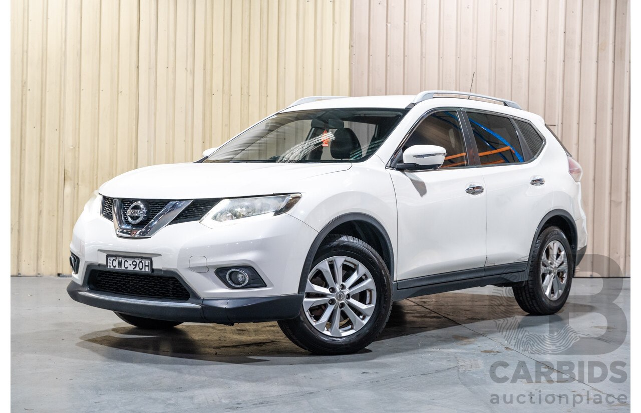 11/2014 Nissan X-Trail ST-L (fwd) T32 4d Wagon White 2.5L - 7 Seater