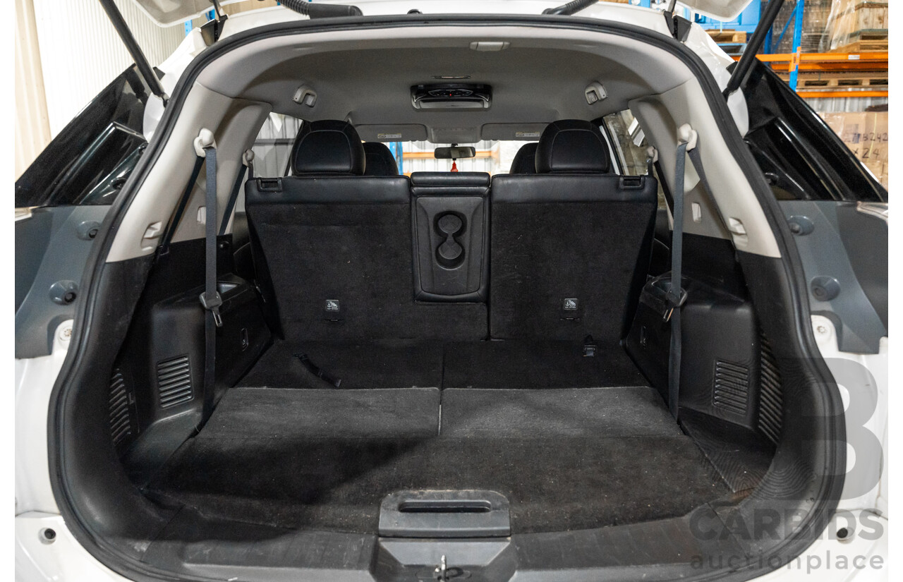 11/2014 Nissan X-Trail ST-L (fwd) T32 4d Wagon White 2.5L - 7 Seater