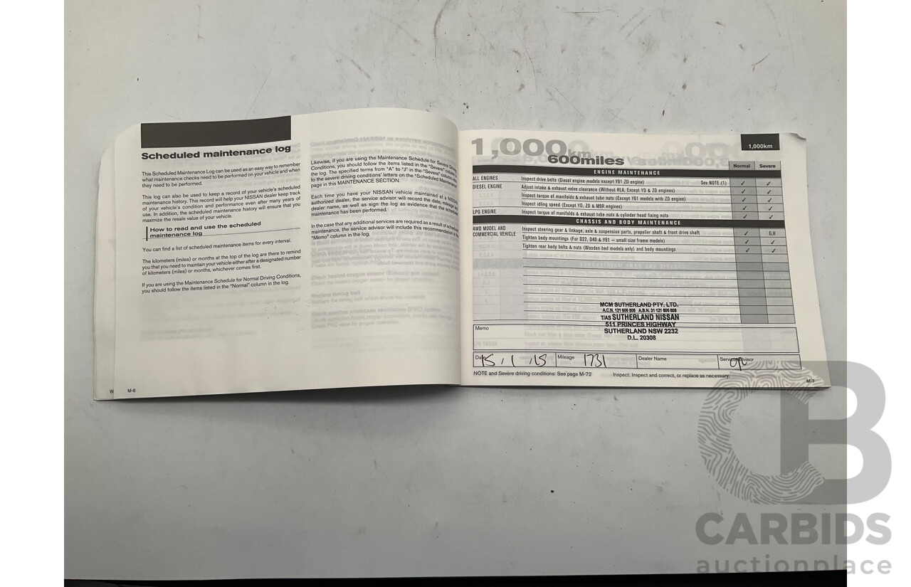 11/2014 Nissan X-Trail ST-L (fwd) T32 4d Wagon White 2.5L - 7 Seater