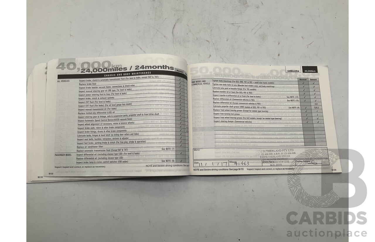 11/2014 Nissan X-Trail ST-L (fwd) T32 4d Wagon White 2.5L - 7 Seater