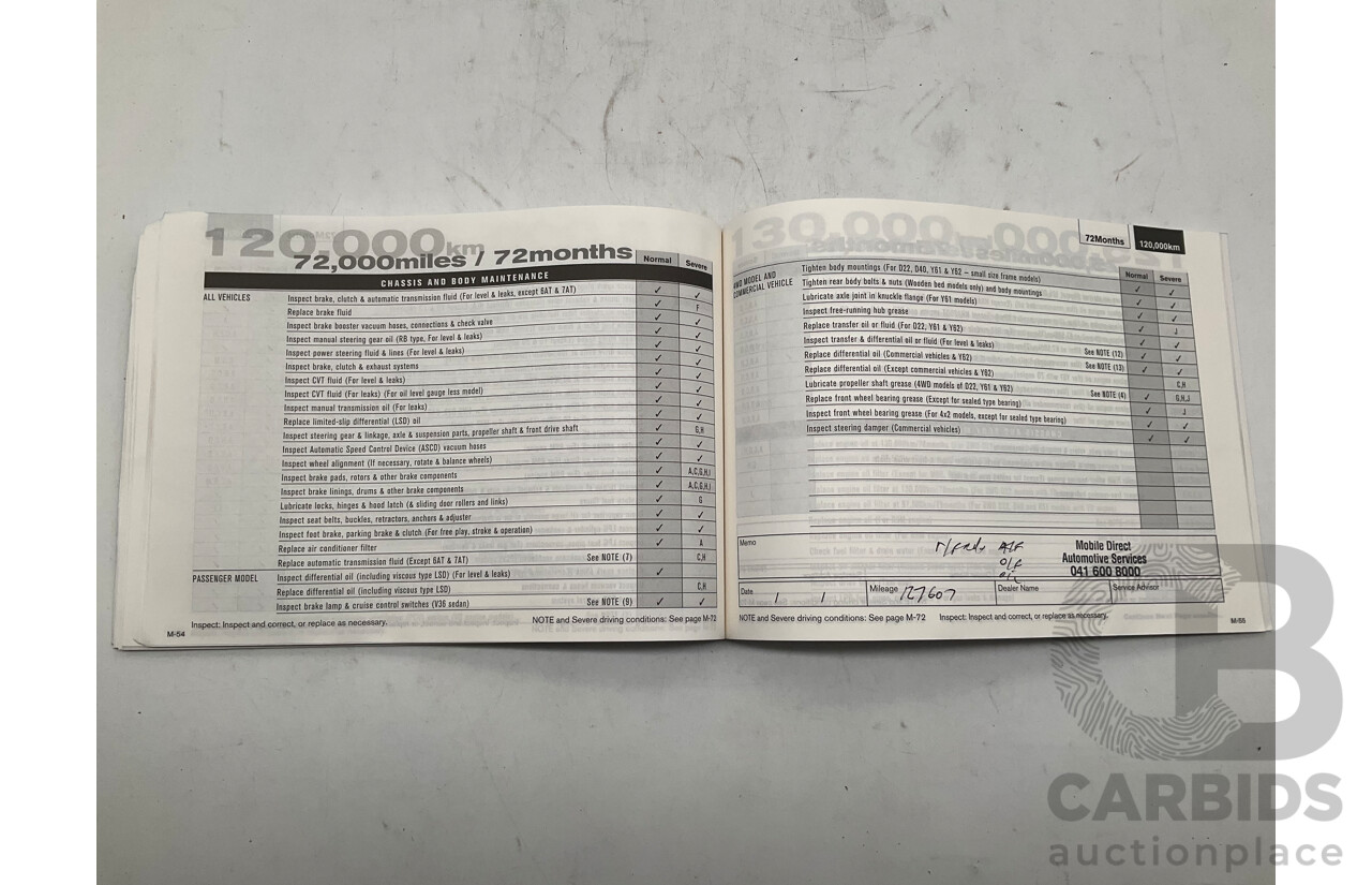 11/2014 Nissan X-Trail ST-L (fwd) T32 4d Wagon White 2.5L - 7 Seater