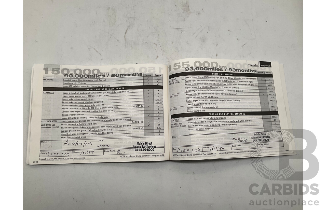 11/2014 Nissan X-Trail ST-L (fwd) T32 4d Wagon White 2.5L - 7 Seater