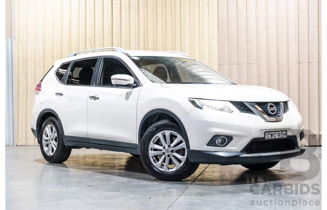 11/2014 Nissan X-Trail ST-L (fwd) T32 4d Wagon White 2.5L - 7 Seater
