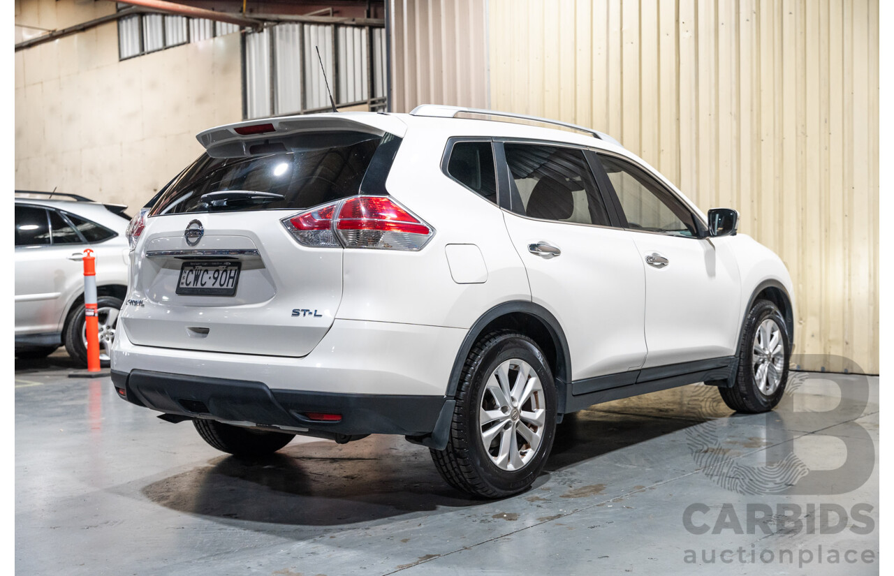 11/2014 Nissan X-Trail ST-L (fwd) T32 4d Wagon White 2.5L - 7 Seater