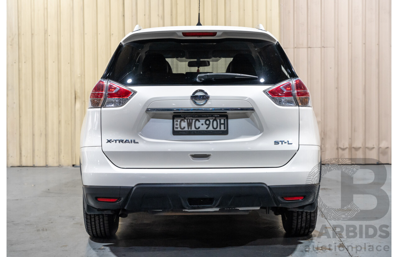 11/2014 Nissan X-Trail ST-L (fwd) T32 4d Wagon White 2.5L - 7 Seater