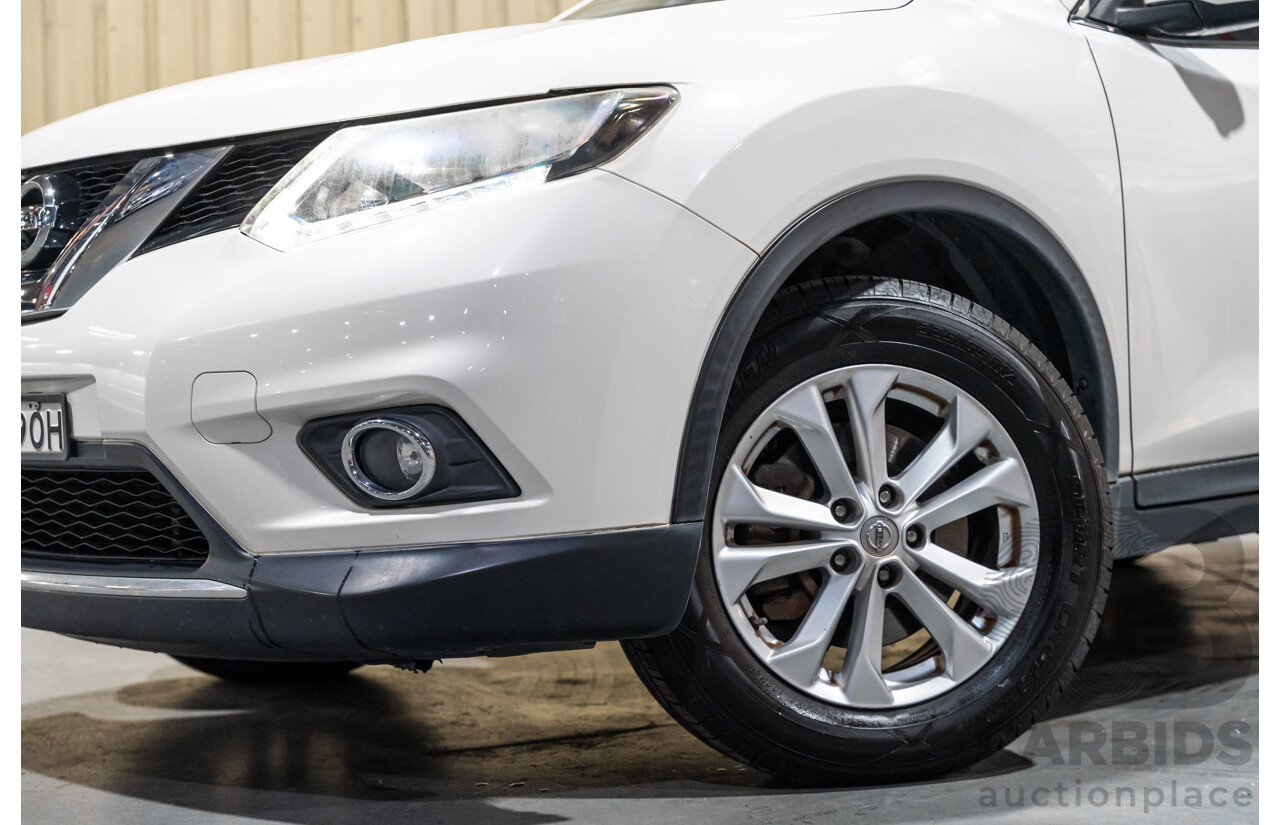 11/2014 Nissan X-Trail ST-L (fwd) T32 4d Wagon White 2.5L - 7 Seater