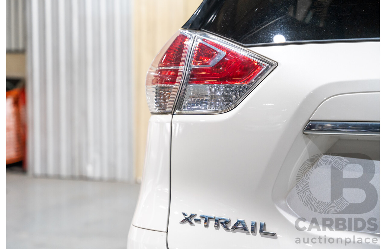 11/2014 Nissan X-Trail ST-L (fwd) T32 4d Wagon White 2.5L - 7 Seater