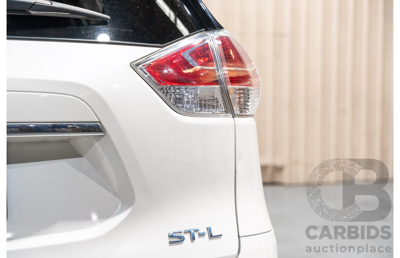 11/2014 Nissan X-Trail ST-L (fwd) T32 4d Wagon White 2.5L - 7 Seater