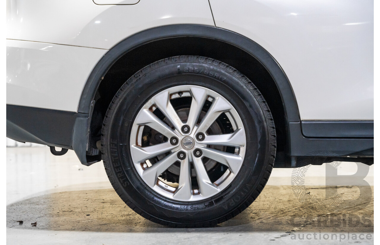 11/2014 Nissan X-Trail ST-L (fwd) T32 4d Wagon White 2.5L - 7 Seater