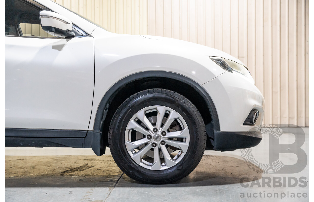 11/2014 Nissan X-Trail ST-L (fwd) T32 4d Wagon White 2.5L - 7 Seater
