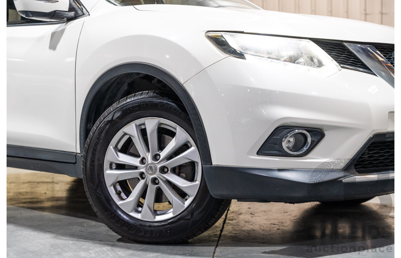 11/2014 Nissan X-Trail ST-L (fwd) T32 4d Wagon White 2.5L - 7 Seater