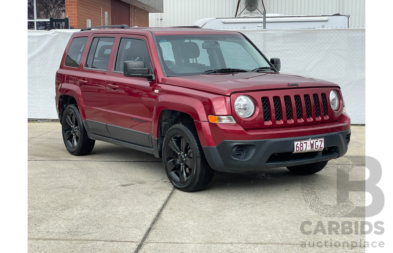 7/2014 Jeep Patriot Blackhawk MK MY14 4d Wagon Red 2.0L