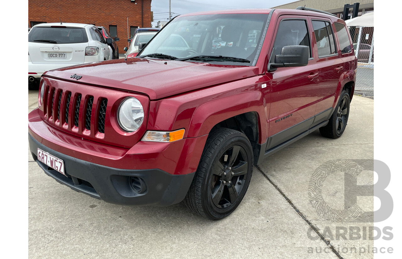 7/2014 Jeep Patriot Blackhawk MK MY14 4d Wagon Red 2.0L