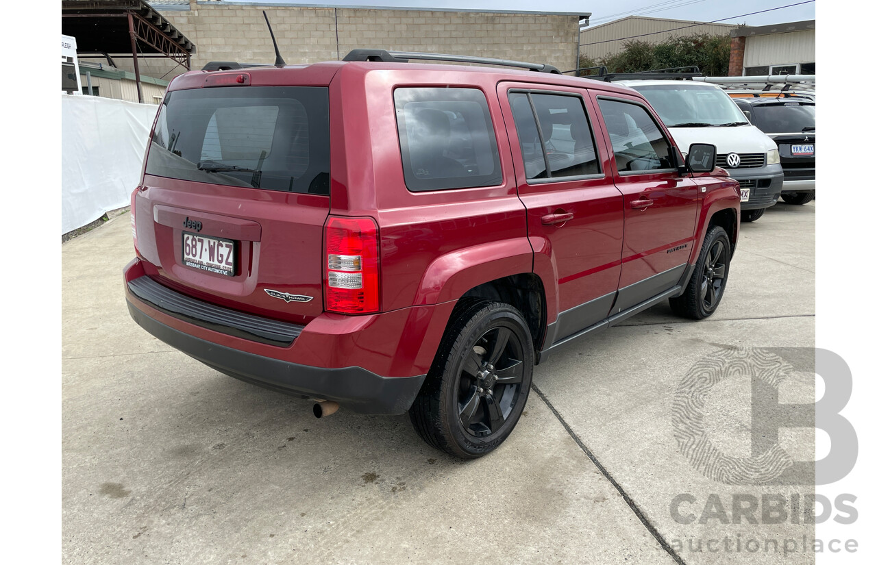 7/2014 Jeep Patriot Blackhawk MK MY14 4d Wagon Red 2.0L