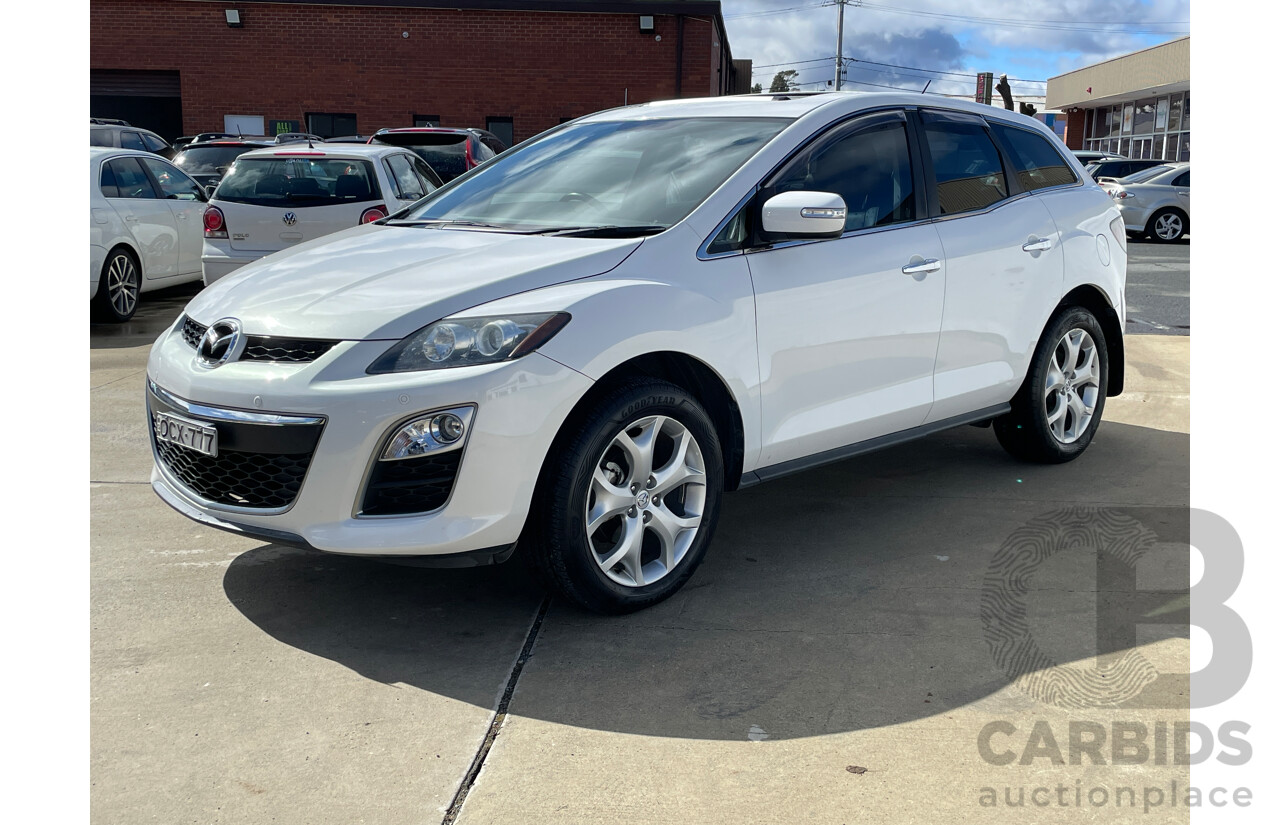 8/2011 Mazda CX-7 Luxury Sports (4x4) ER MY10 4d Wagon White 2.3L