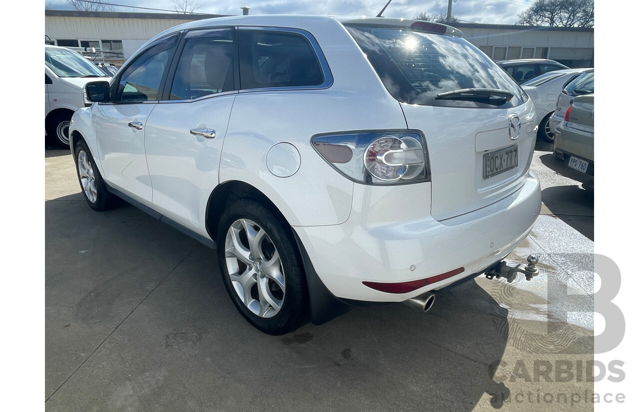 8/2011 Mazda CX-7 Luxury Sports (4x4) ER MY10 4d Wagon White 2.3L