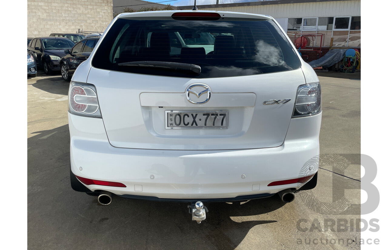 8/2011 Mazda CX-7 Luxury Sports (4x4) ER MY10 4d Wagon White 2.3L
