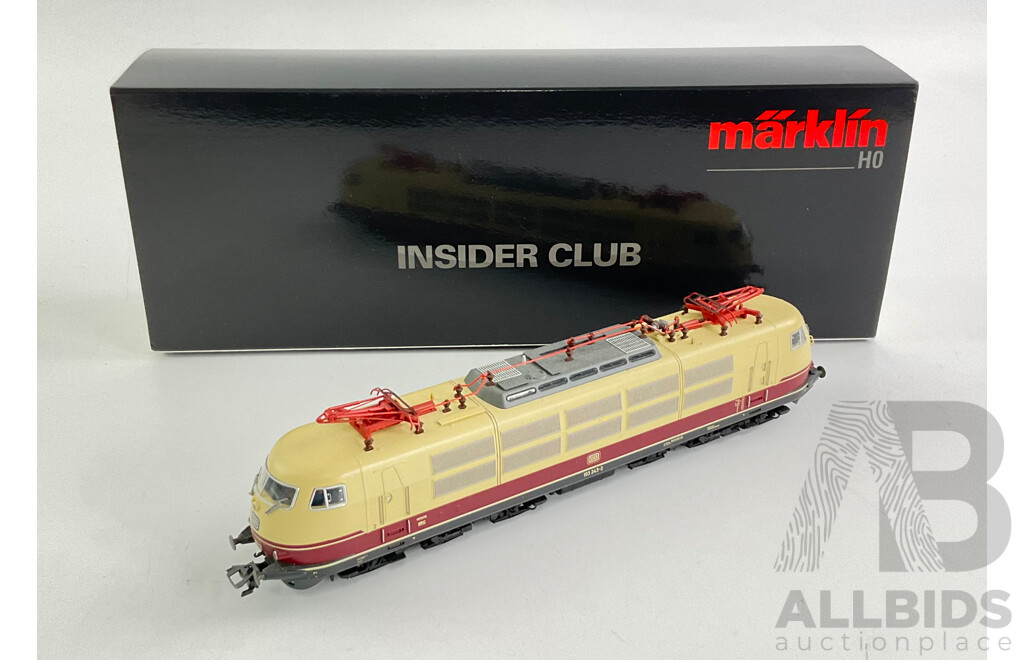 Marklin HO Scale German Electric Locomotive 103249-2, 39170