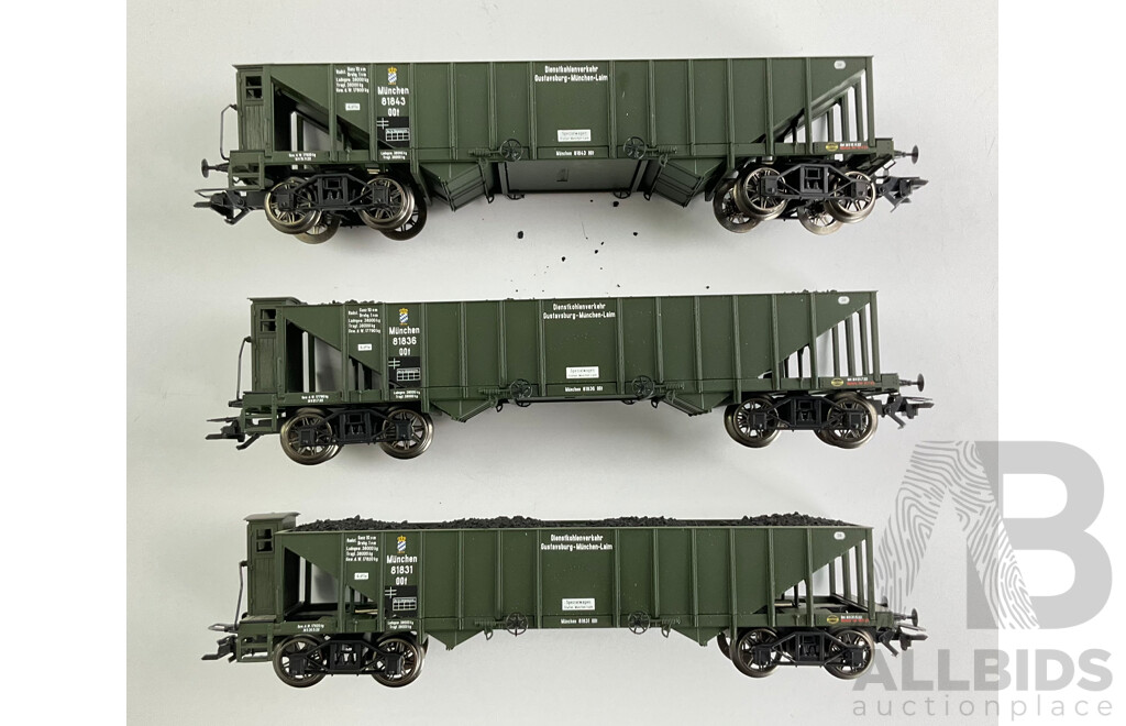 Marklin HO Scale  Coal Hopper Car Set 46803