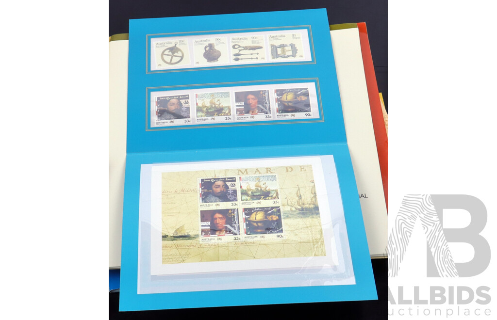 Collection of Two Australian Stamp Packs 1987 and 1988