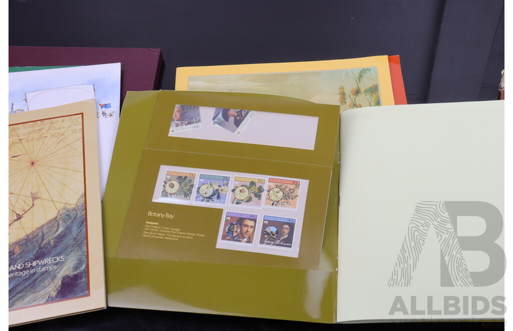 Collection of Two Australian Stamp Packs 1987 and 1988