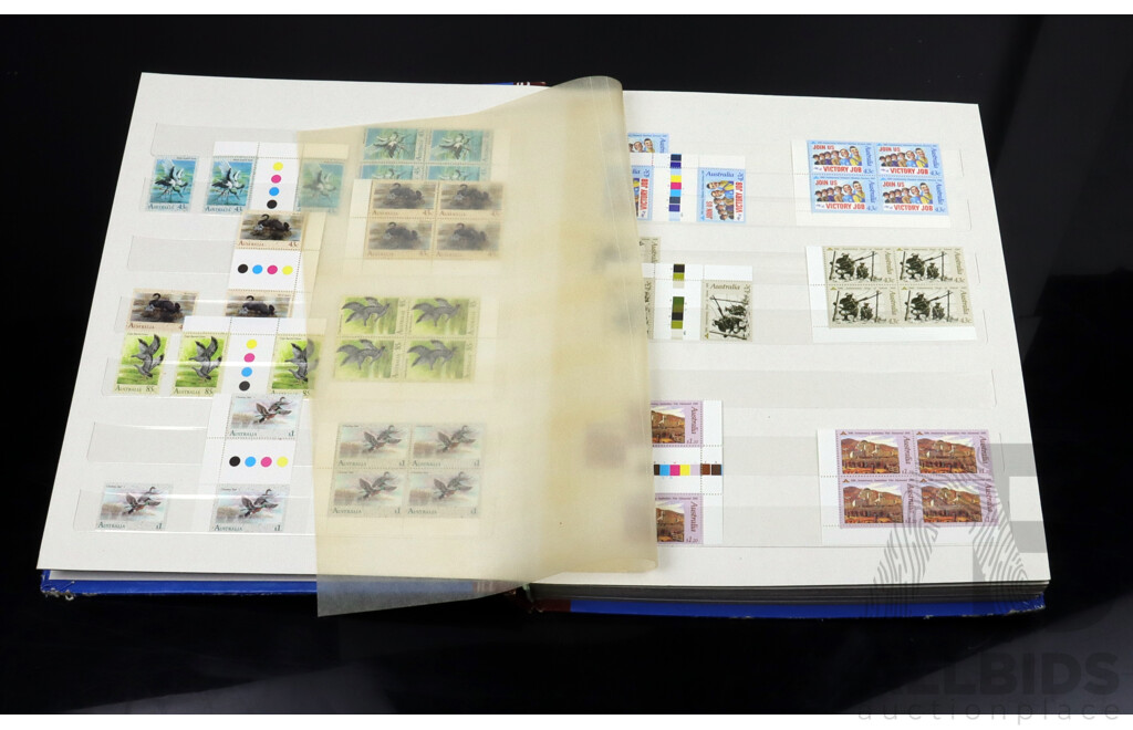 Australian Stamp Album Blocks and Unhinged 1990's and 2000's