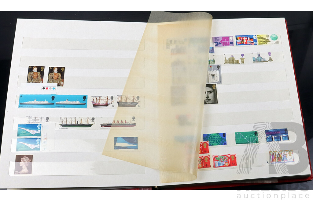 Collection of International Cancelled Stamp Albums From Singapore, United Kingdom, Netherlands and Many More