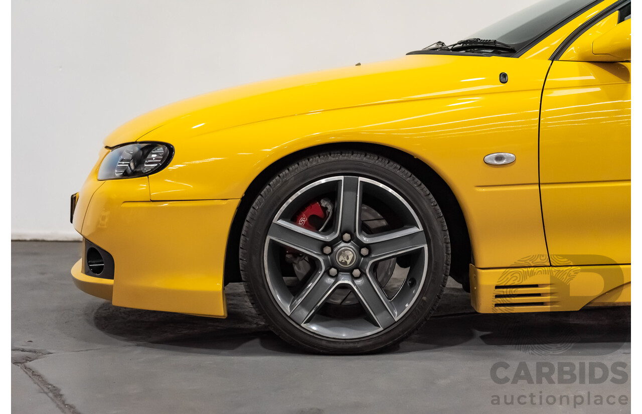 6/2003 Holden HSV Coupe GTO V2 2d Coupe Yellow Devil V8 5.7L