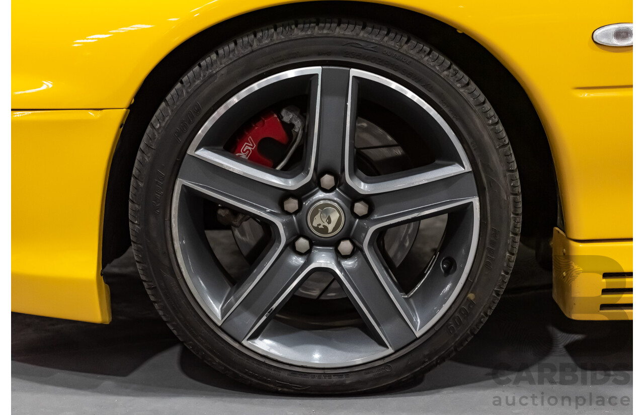 6/2003 Holden HSV Coupe GTO V2 2d Coupe Yellow Devil V8 5.7L