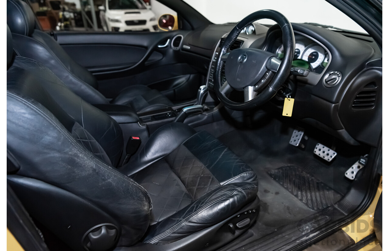 6/2003 Holden HSV Coupe GTO V2 2d Coupe Yellow Devil V8 5.7L