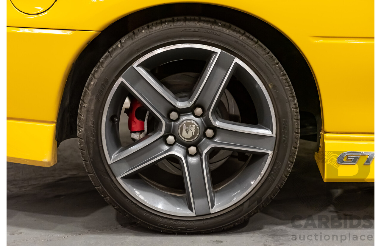 6/2003 Holden HSV Coupe GTO V2 2d Coupe Yellow Devil V8 5.7L