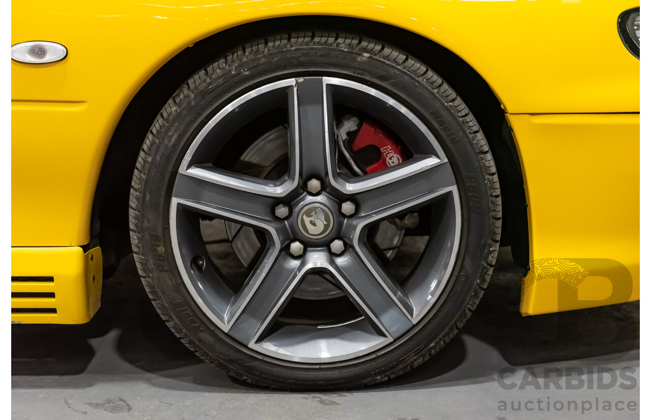 6/2003 Holden HSV Coupe GTO V2 2d Coupe Yellow Devil V8 5.7L
