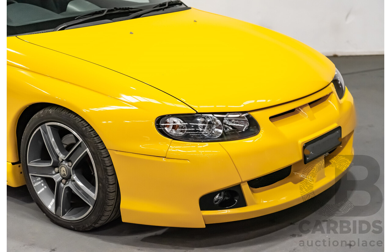 6/2003 Holden HSV Coupe GTO V2 2d Coupe Yellow Devil V8 5.7L