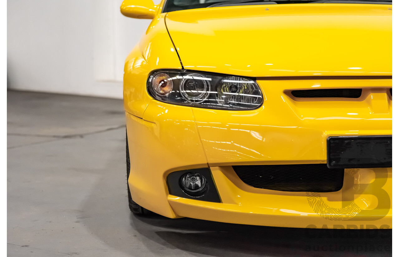 6/2003 Holden HSV Coupe GTO V2 2d Coupe Yellow Devil V8 5.7L