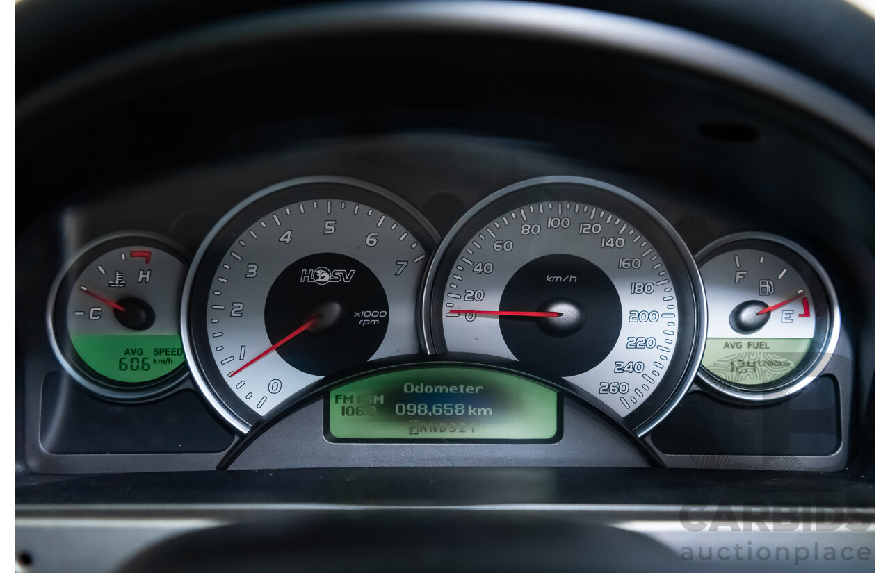 6/2003 Holden HSV Coupe GTO V2 2d Coupe Yellow Devil V8 5.7L