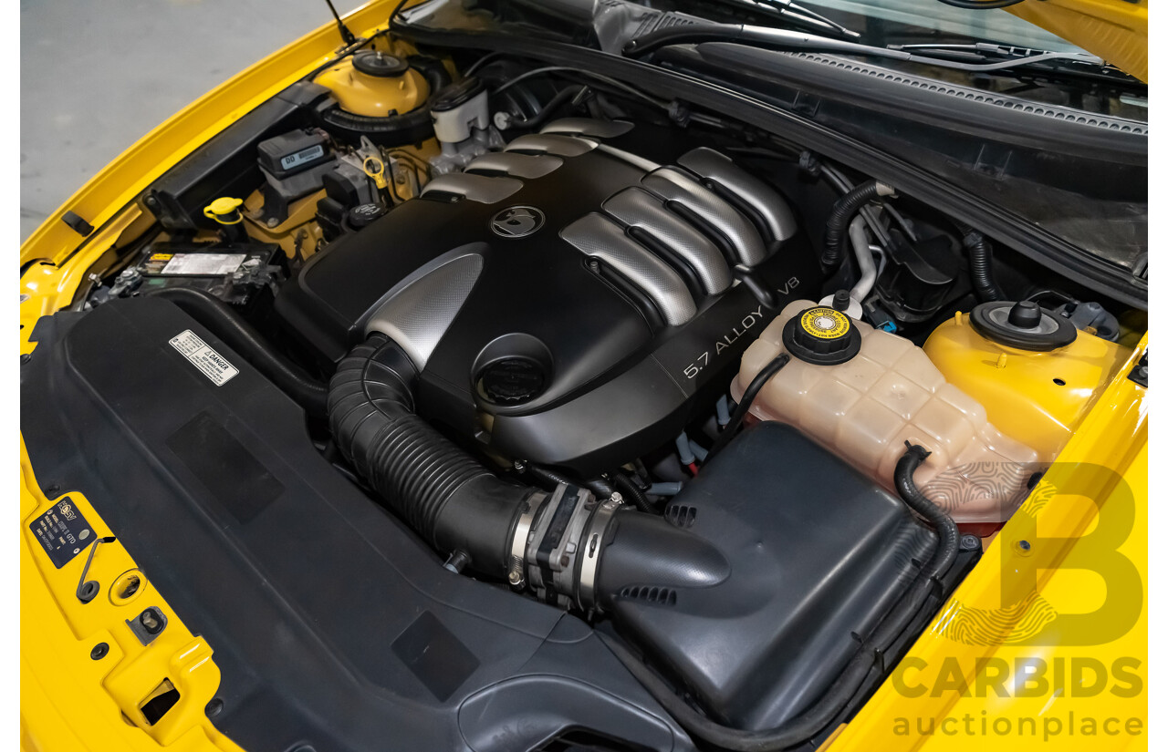6/2003 Holden HSV Coupe GTO V2 2d Coupe Yellow Devil V8 5.7L