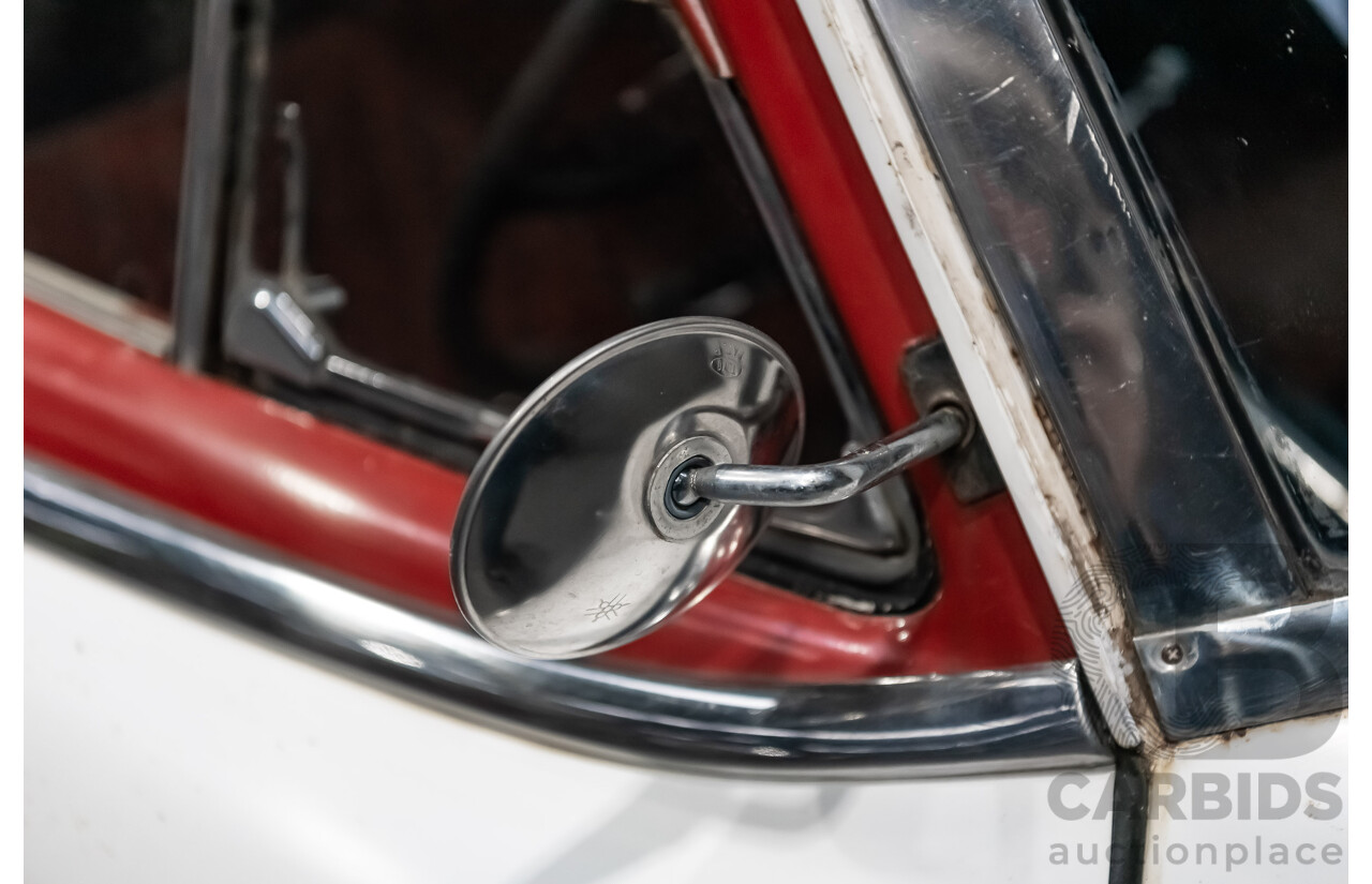 1/1958 Holden FC Special 4d Sedan India Ivory / Red 202ci