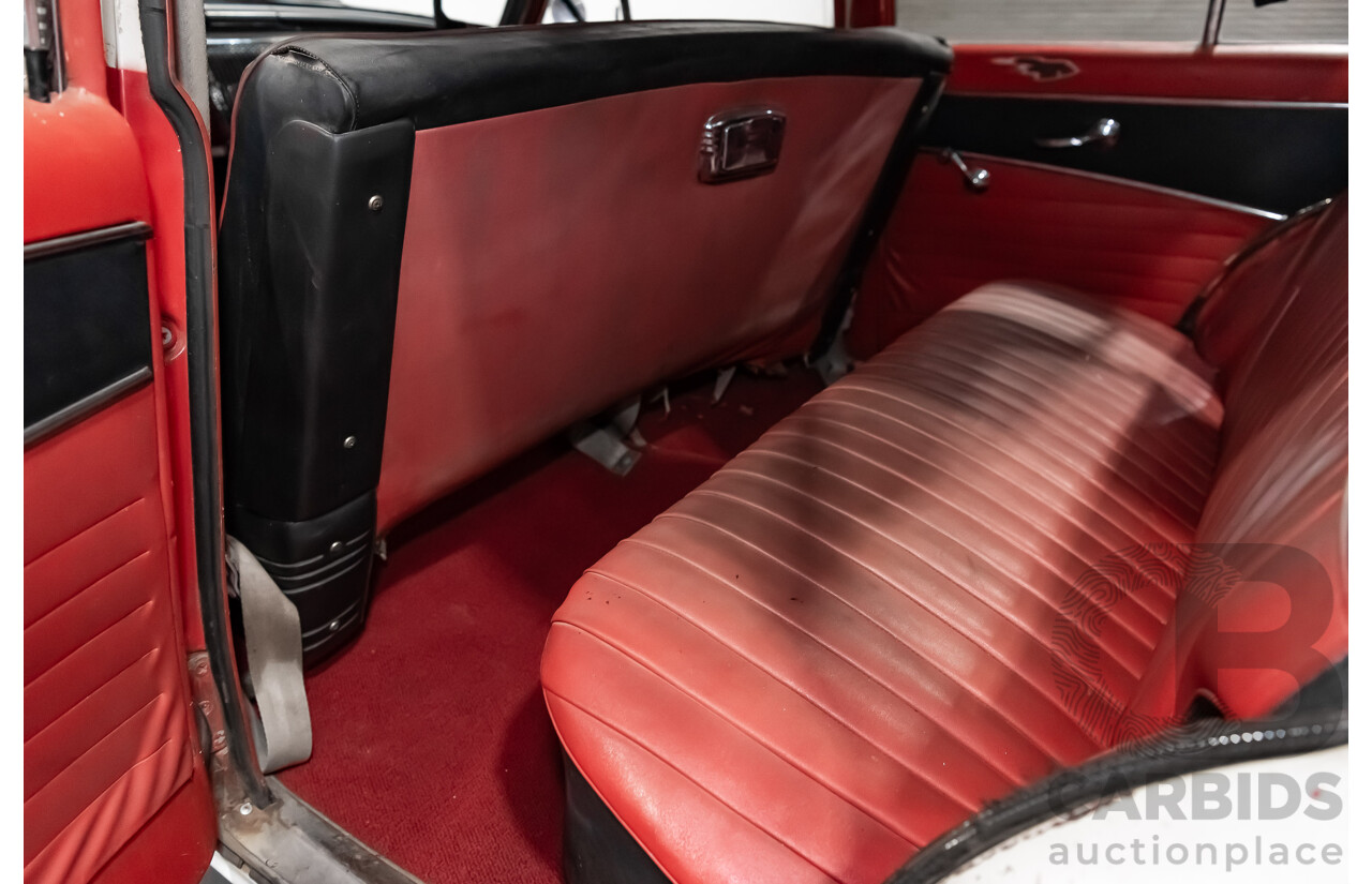 1/1958 Holden FC Special 4d Sedan India Ivory / Red 202ci