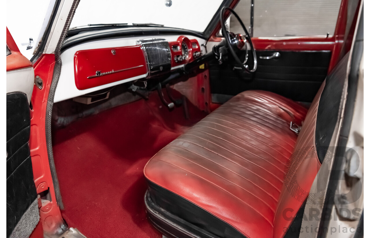 1/1958 Holden FC Special 4d Sedan India Ivory / Red 202ci