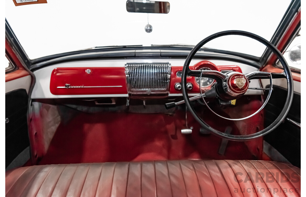 1/1958 Holden FC Special 4d Sedan India Ivory / Red 202ci