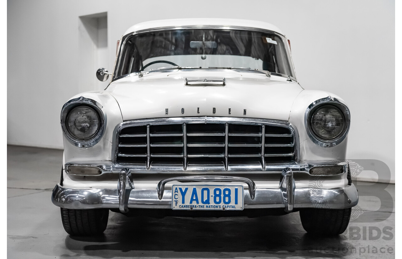 1/1958 Holden FC Special 4d Sedan India Ivory / Red 202ci