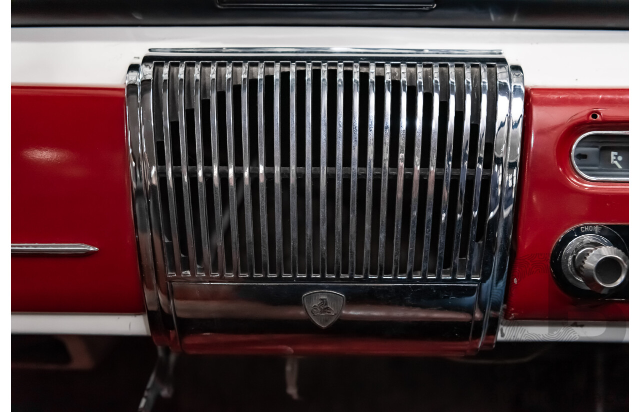 1/1958 Holden FC Special 4d Sedan India Ivory / Red 202ci