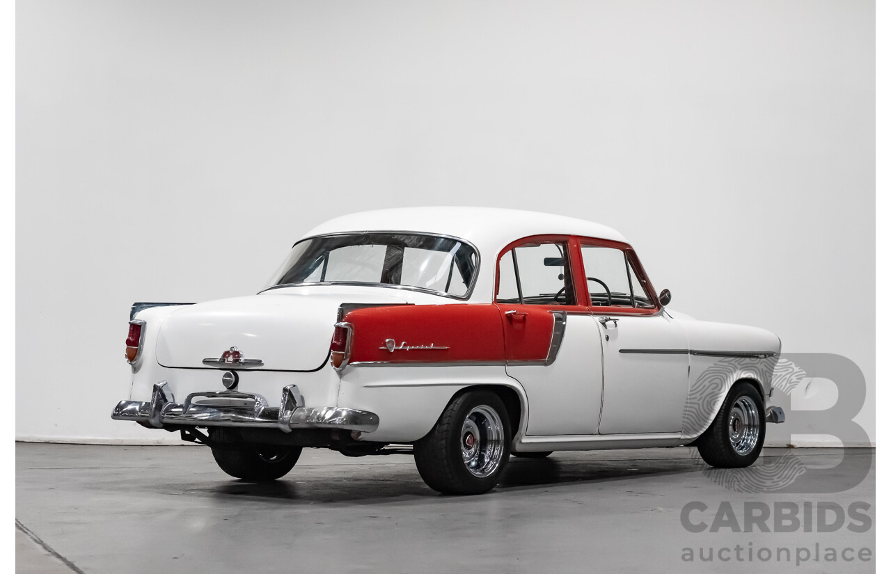 1/1958 Holden FC Special 4d Sedan India Ivory / Red 202ci
