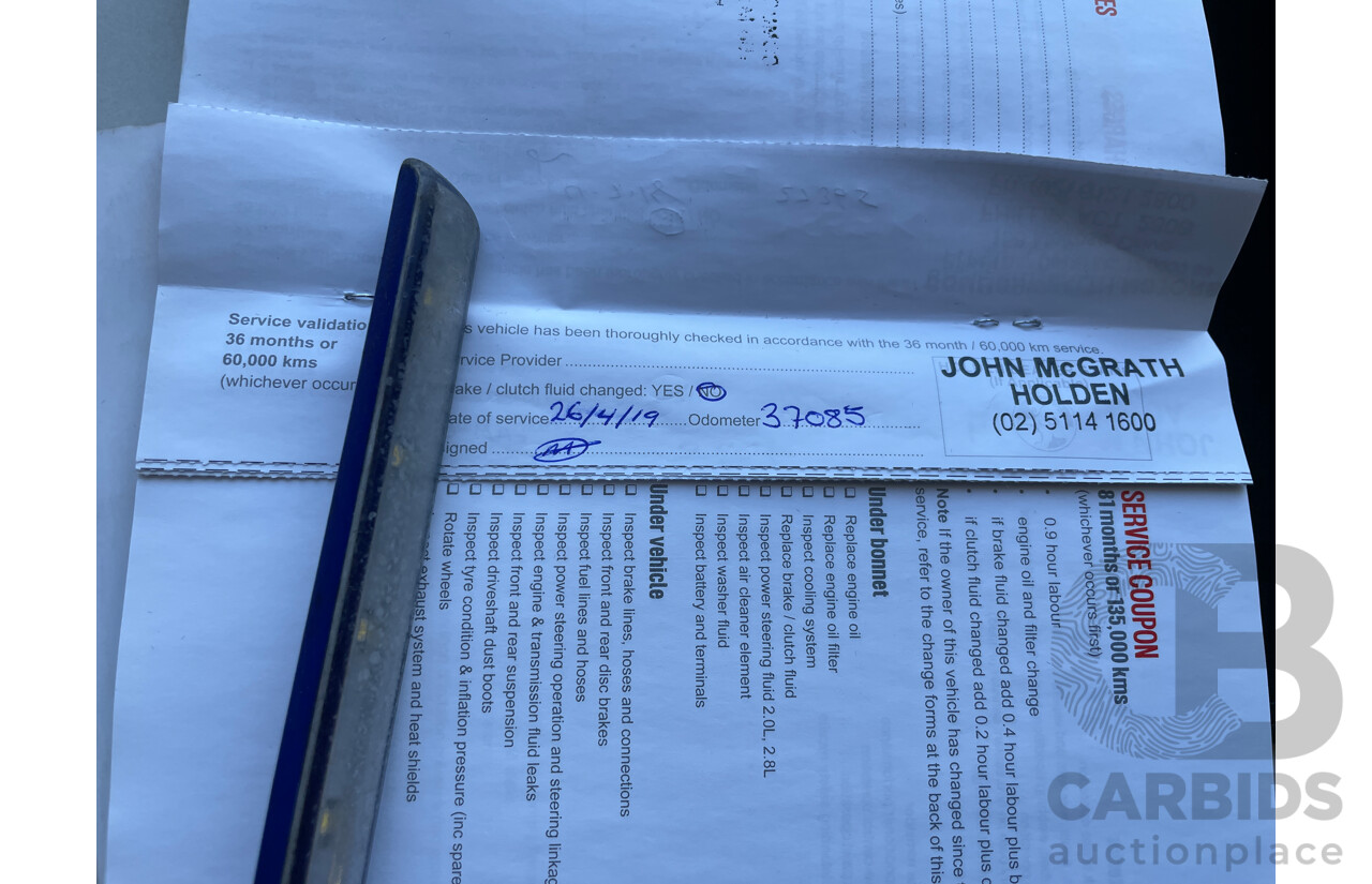 11/2015 Holden Insignia VXR GA MY16 4d Sedan Grey 2.8L